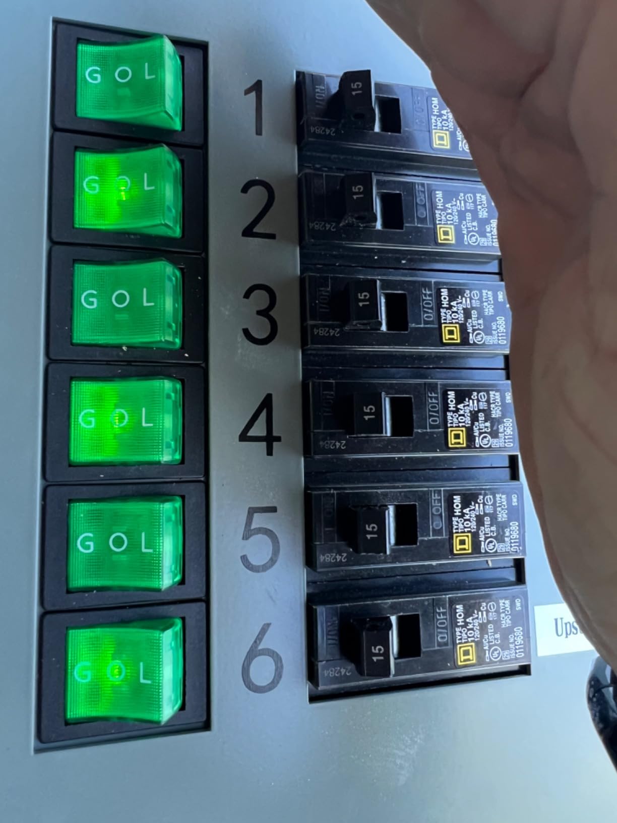 Nature's Generator Transfer Switch 6 Circuits 120V 30A Non-Automatic UL Power Transfer Kit (Indoor) customer photo 1