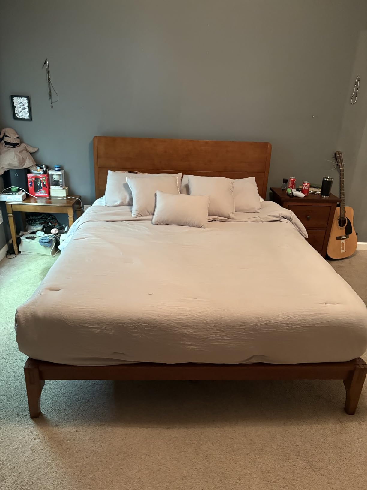 Novilla Queen Mattress, 12 Inch Hybrid Mattress Queen with Comfort Foam|Innerspring Pillow Top Mattresses in a Box, Pressure & Pain Relief, Soft Feel but Supportive, CertiPUR-US customer photo 1