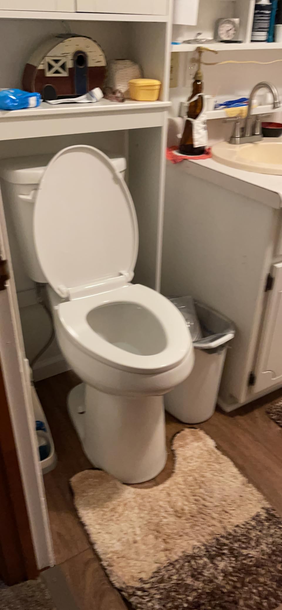 Simple Project 21 Inch High Tall Toilet for Seniors & Tall Person,1.28GPF | Elongated Comfort Seat, 1.28 Gpf Powerful Single Flush Extra Tall Toilet, 12 Inch Rough In Bathrooms Comfort Height Toilet customer photo 1
