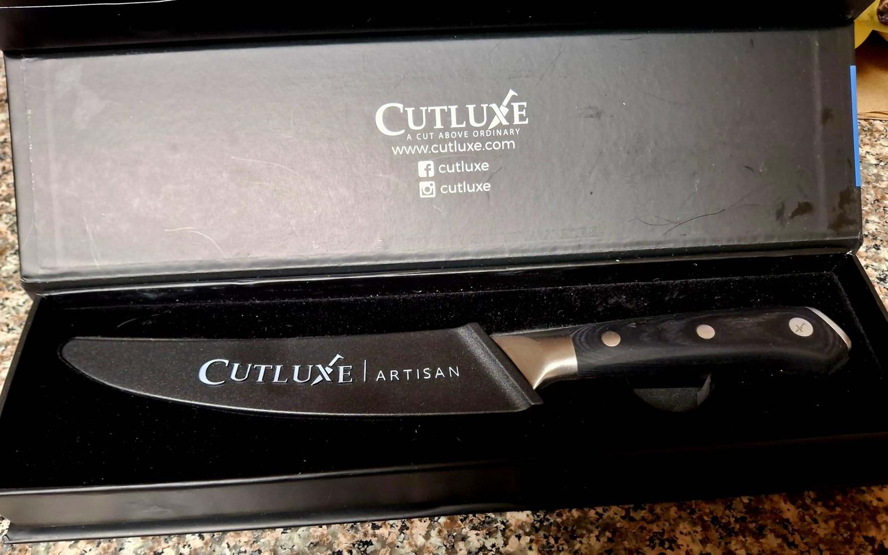 Cutluxe Curved Boning Knife 6