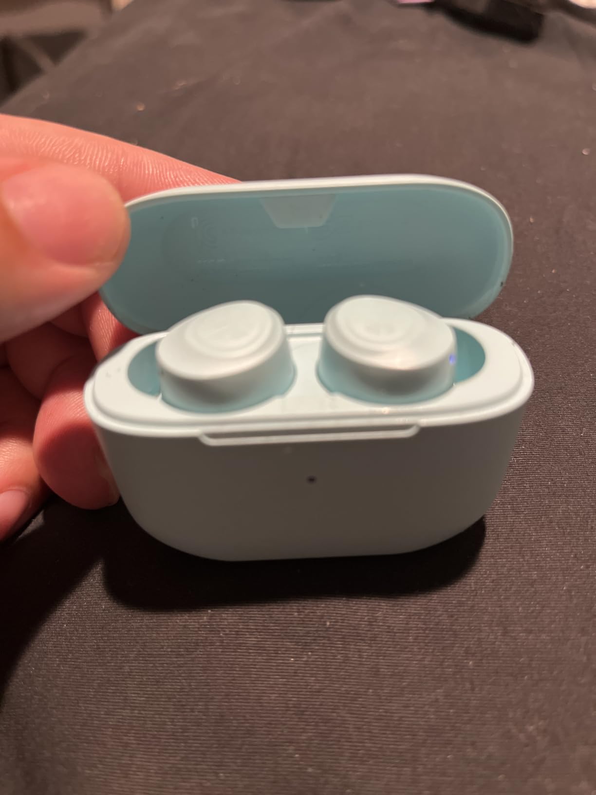 JLab Go Air Pop+ True Wireless Earbuds, in Ear Headphones, Bluetooth Earphones, 35H Playtime Ear Buds, Bluetooth Earbuds with Microphone, USB-C Charging Case, Dual Connect, EQ3 Sound, Navy Blue customer photo 1