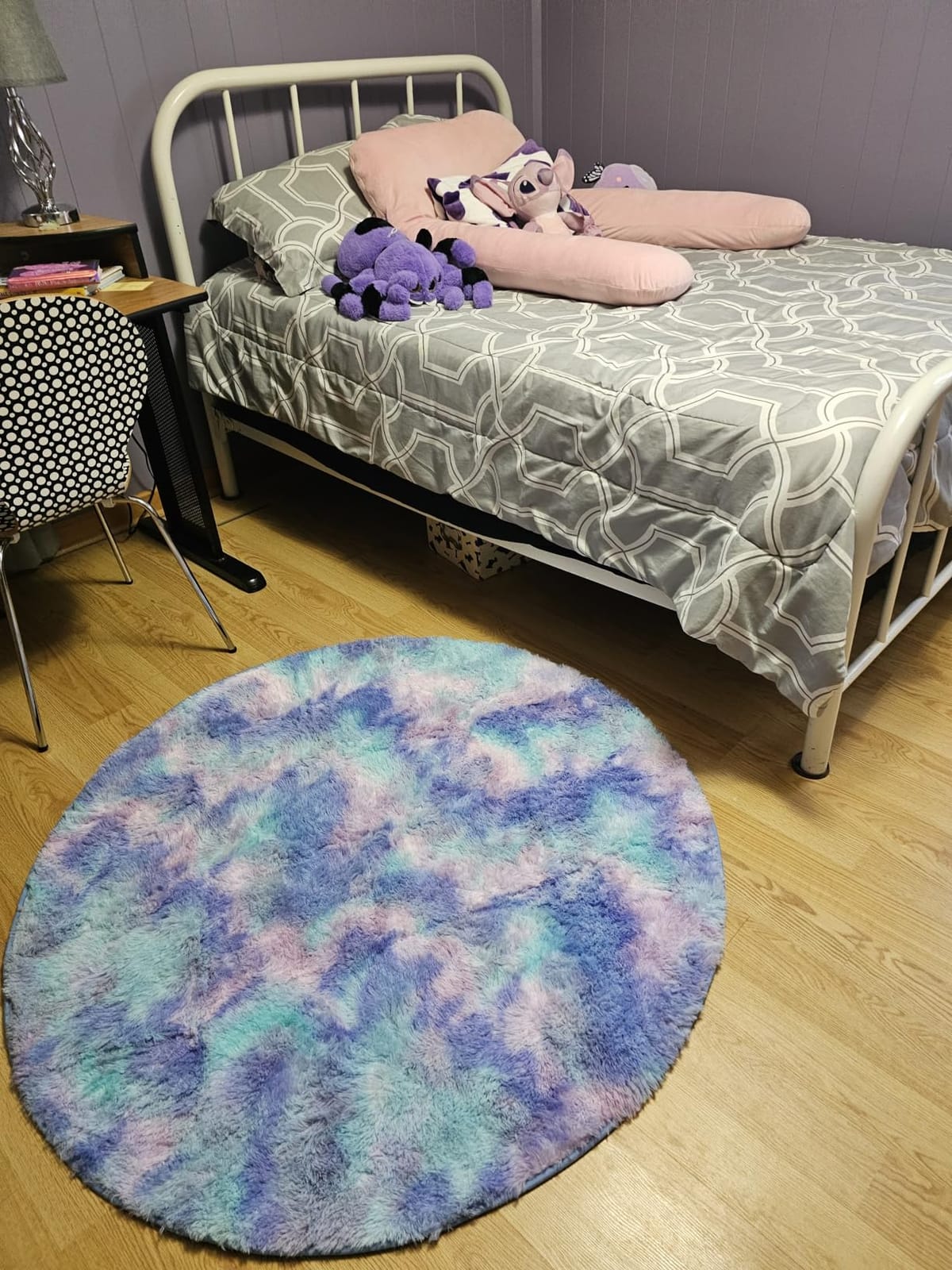 Ophanie Area Rugs 9x12 Living Room, Large Grey Bedroom Carpet, Big Shag Indoor Thick Soft Nursery Rug, Gray Fluffy Carpets for Boy and Girls Room Dorm Home Decor Aesthetic customer photo 2