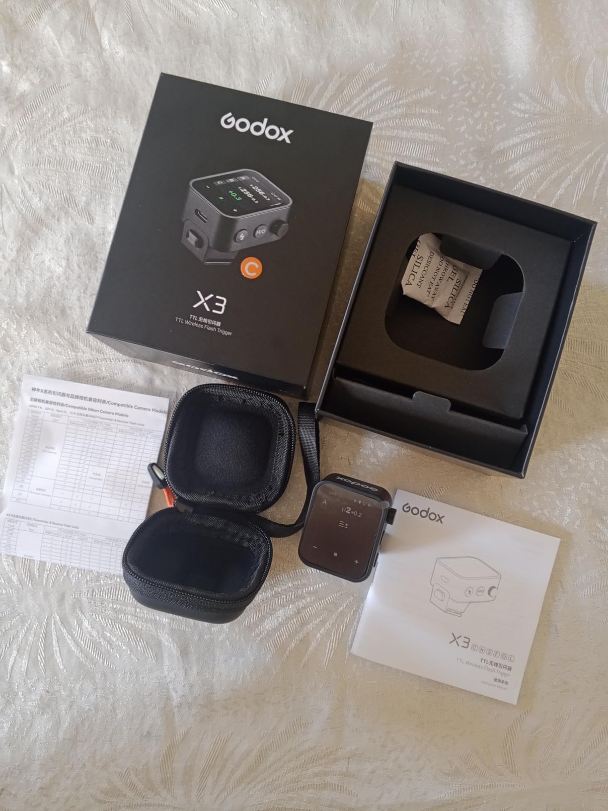 Godox X3C X3-C TTL Wireless Flash Trigger Compatible for Canon Camera, OLED Touchscreen Flash Transmitter, Built-in Lithium Battery+Quick Charge (Upgrade Version of X2T-C/Xpro-C/XProII-C) customer photo 1