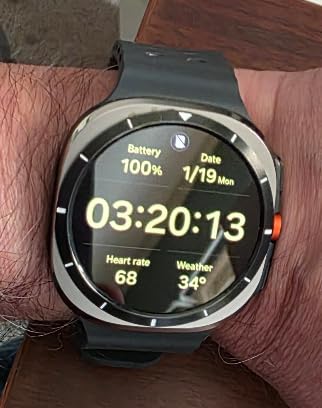Samsung Galaxy Watch Ultra (2024) 47mm LTE AI Smartwatch w/Energy Score, Wellness Tips, Heart Rate Tracking, Sleep Monitor, Fitness Tracker, GPS,Titanium Silver [US Version, 1Yr Manufacturer Warranty] customer photo 1