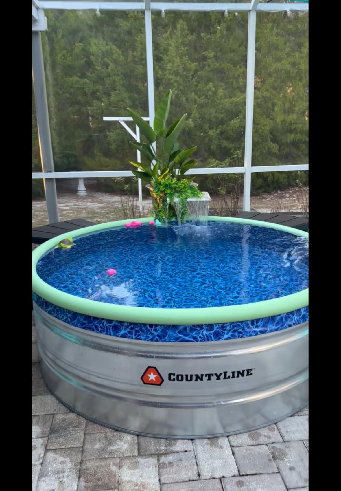 Stock Tank Pool Liner - Galvanized Stock Tank Protective Liner (6ft Round) customer photo 2