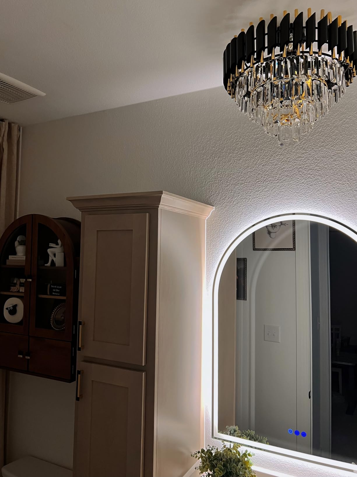 10-Light Large Crystal Chandelier 24