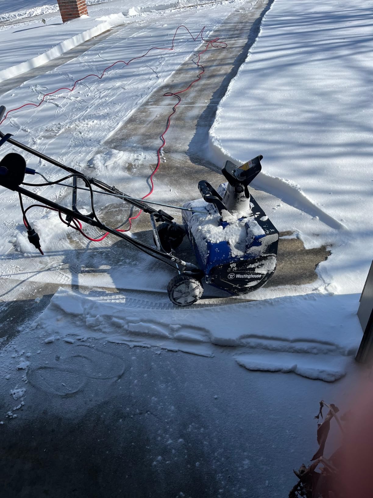 Westinghouse WSnow22 Corded Snow Blower 22 Inch, Steel Auger, Dual LED Lights, Electric Snow Blower with 25ft Throwing Distance customer photo 2