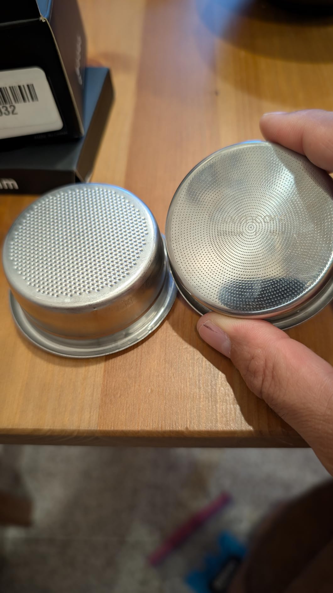 Normcore 58mm High Extraction Filter Basket, 20g Precision Filter Basket for 58mm Espresso Machines Portafilter, 0.8mm Thickness, with 58.5mm Puck Screen customer photo 2