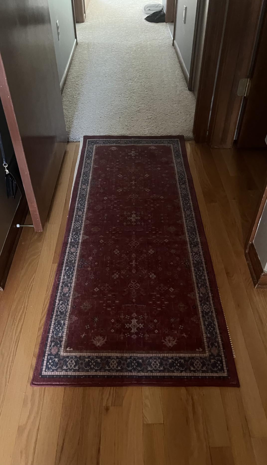 Black Boho Washable 2x6 Runner Rugs for Hallway Kitchen Bedroom Beside Laundry Room Bathroom Rug, Pet & Kids Friendly customer photo 1