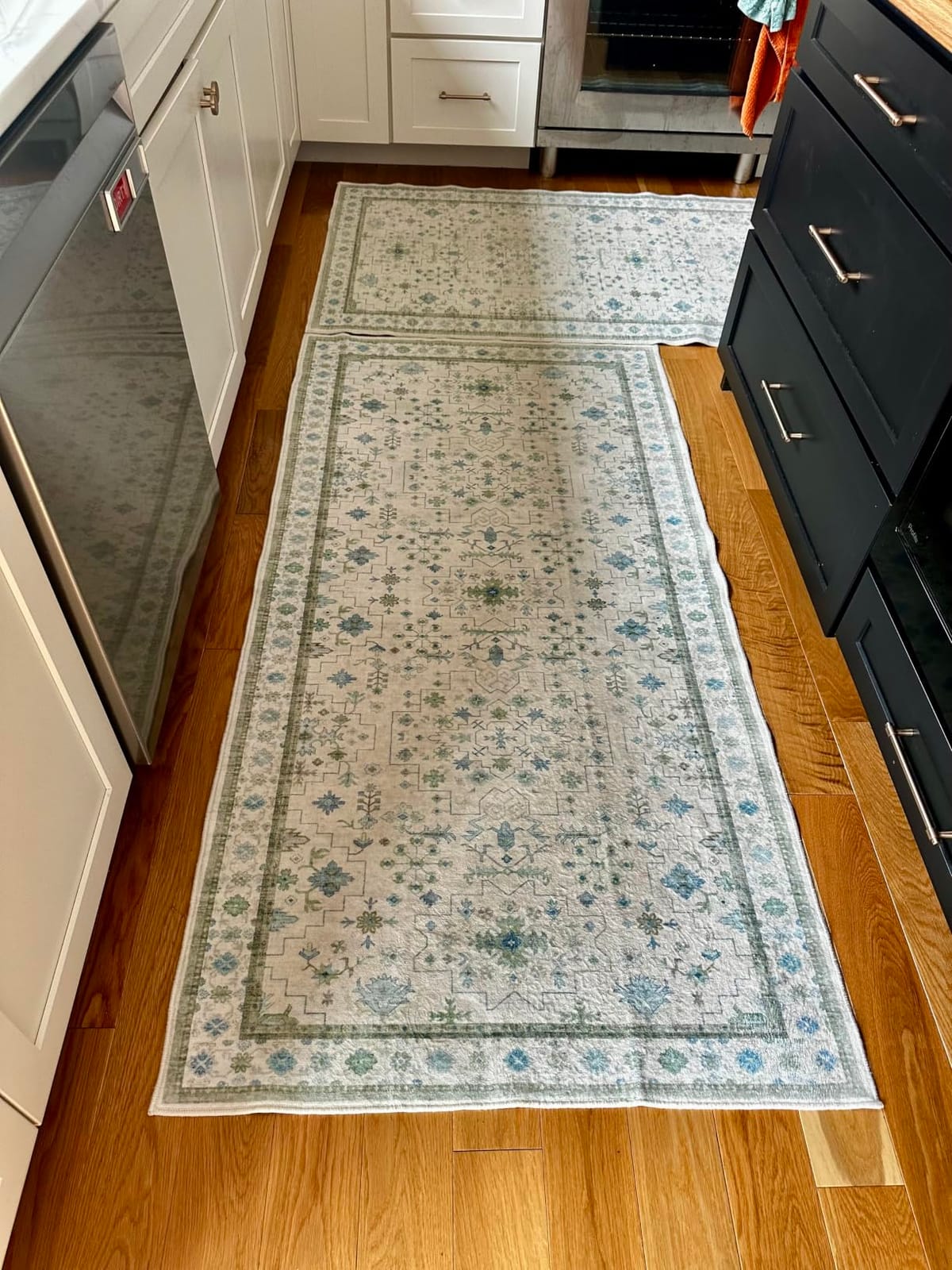 Black Boho Washable 2x6 Runner Rugs for Hallway Kitchen Bedroom Beside Laundry Room Bathroom Rug, Pet & Kids Friendly customer photo 2