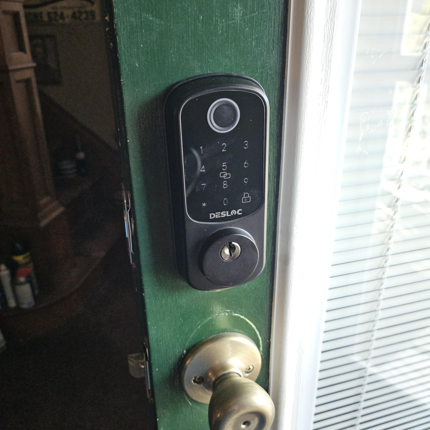 DESLOC B200 Fingerprint Smart Door Lock, Keyless Entry Deadbolt customer photo 2