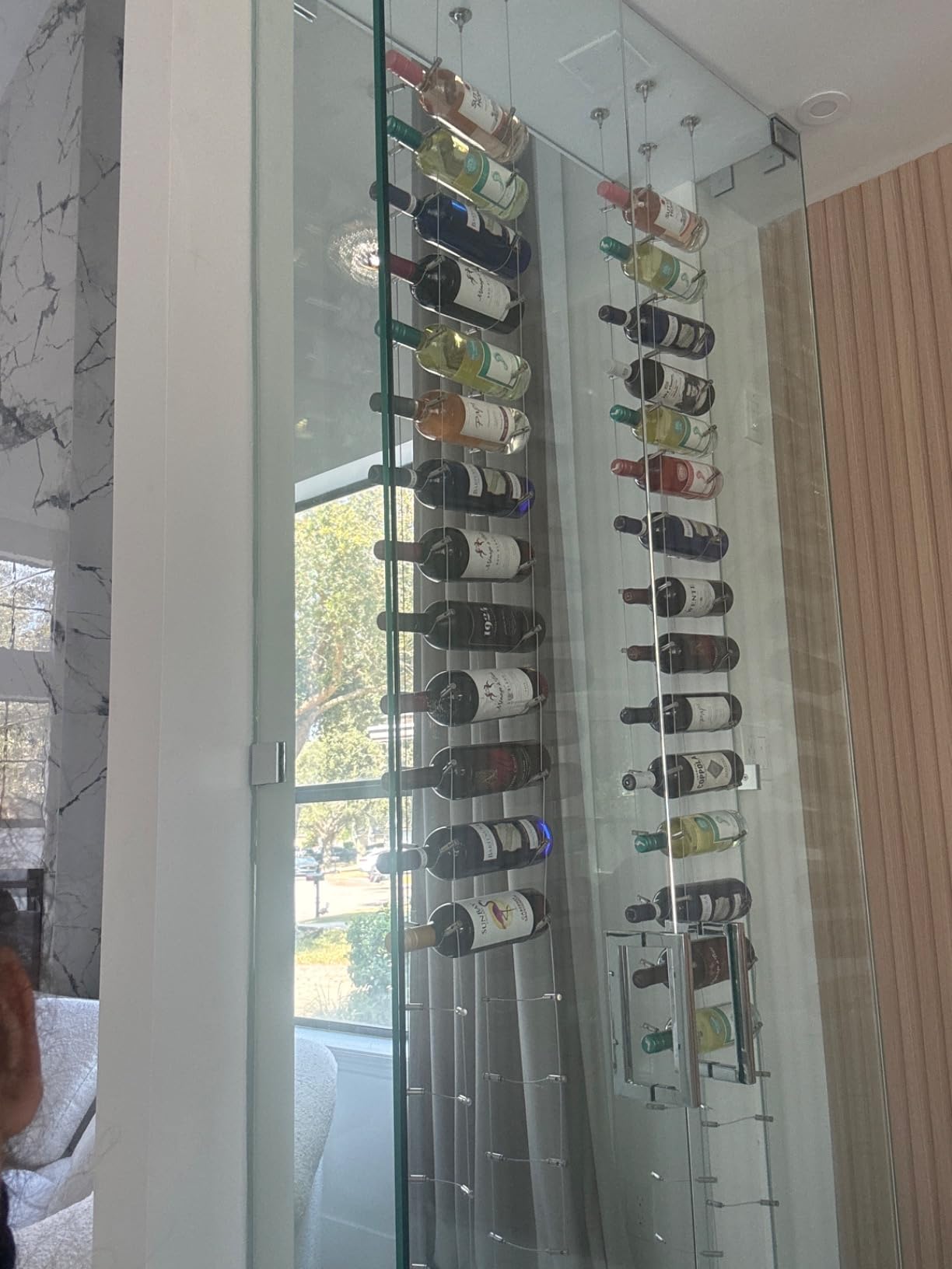 Cable Wine Racking System - Floor to Ceiling Wine Storage by Wine Stash customer photo 1