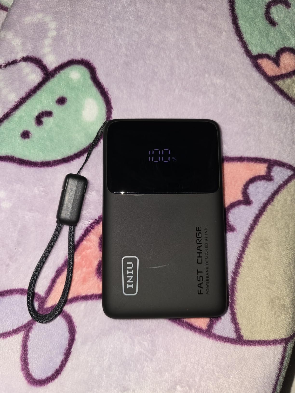 INIU Power Bank, Compact 10000mAh 45W PD Fast Charging Portable Charger | Detachable USB-C Cable, Stand, Flight-Safe, Travel, Flashlight, Battery Pack for iPhone 17 16, Samsung S26, iPad etc customer photo 2