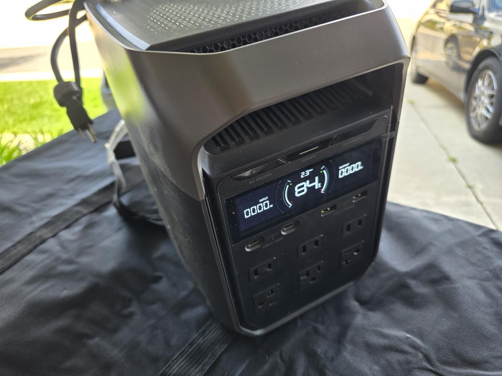 EF ECOFLOW Delta 3 Portable Power Station, 1024Wh 1800W | LiFePO4 Battery, Full Charge in 56 Min, 1800W AC/100W USB-C Output, Solar Generator For Home Backup Power, Camping & RVs customer photo 2