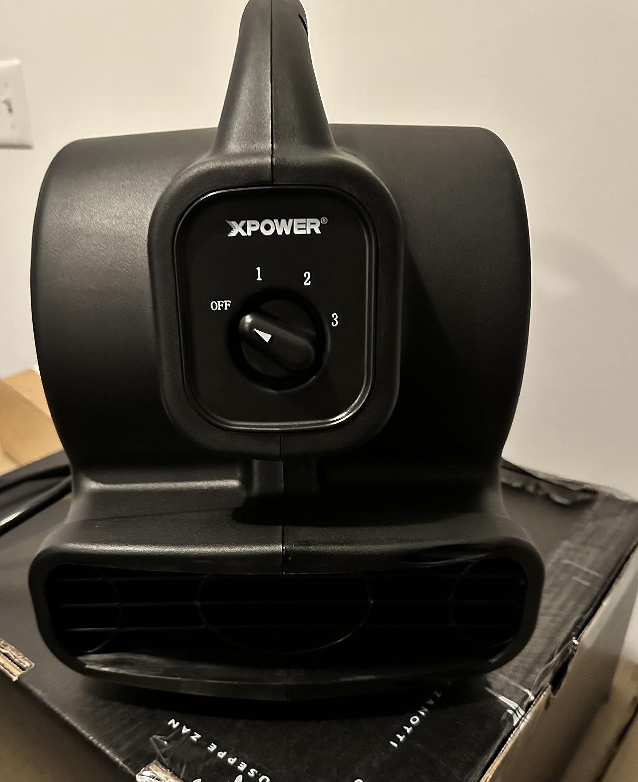 XPOWER P-80 Mini Utility 600 CFM Centrifugal Air Mover, Floor Fan, Blower, Stackable, for Drying, Cooling, Ventilating, Home Use Water Damage Restoration, Workshop, Plumbing customer photo 2