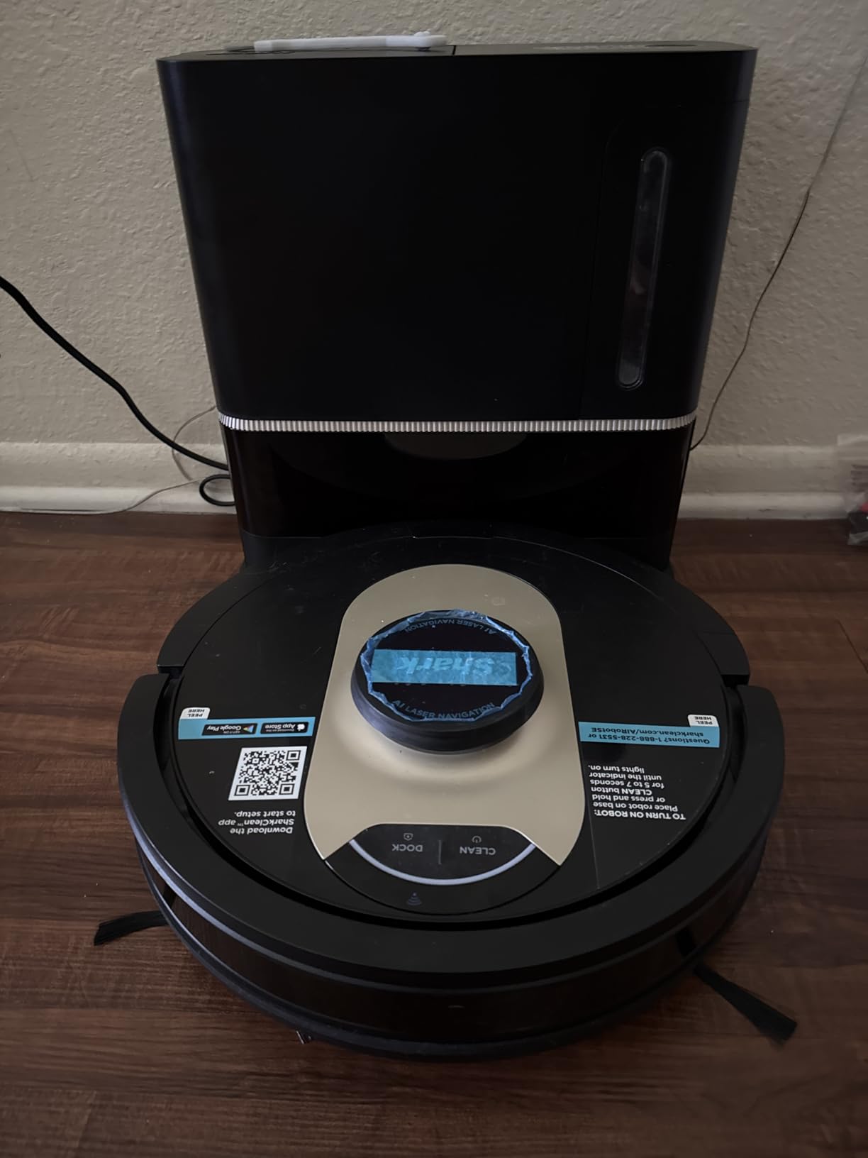 Shark PowerDetect Robot Vacuum & Mop Combo, 60-Day Self-Empty, AV2800ZE customer photo 1
