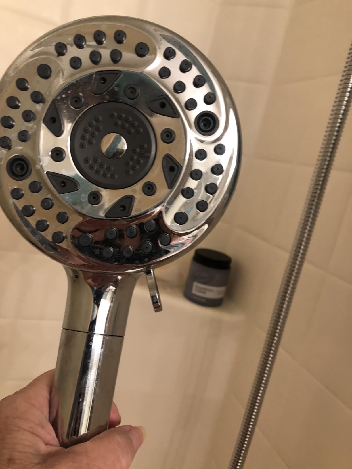 Filtered Shower Head with Handheld, 9-Spray Setting Detachable Showerhead with Filters, Shower Head for Hard Water - Filtered Chlorine, Improve Skin and Hair Texture, Chrome customer photo 1