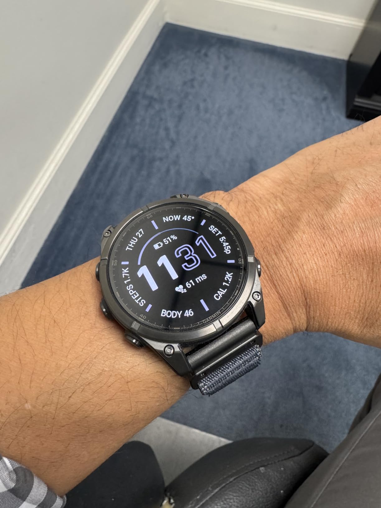 Garmin fēnix® 8, Sapphire, 47mm, DLC Titanium, Black/Pebble Gray customer photo 2