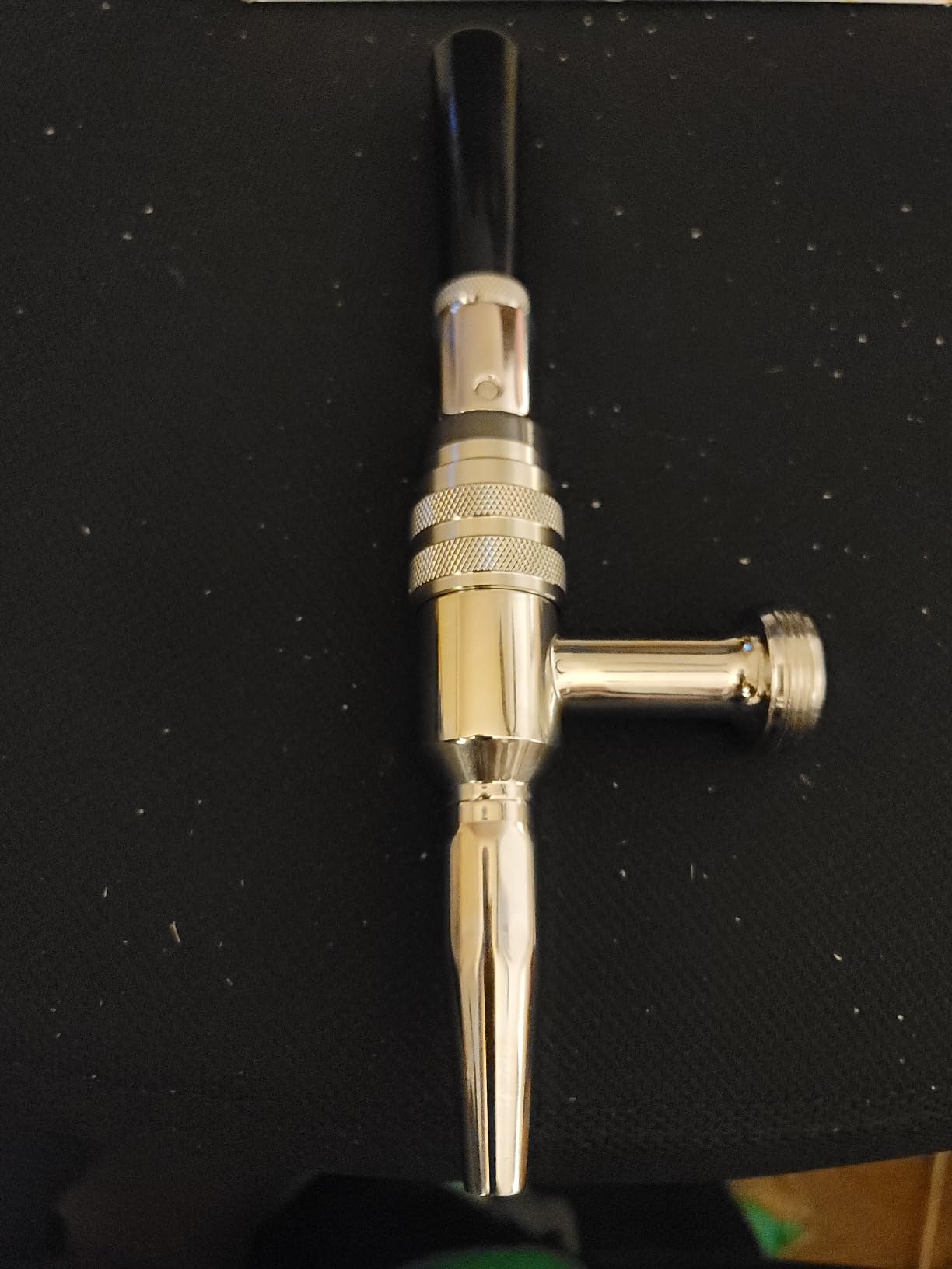 Ferroday Stout Beer Coffee Faucet, All 304 Stainless Steel Nitrogen Faucet | Homebrew Nitrogen Beer Keg Tap Stout Tap Kegerator Tap with Creamy Plate, Restrictor disc, Plastic Beer Tap Handle, for Tower customer photo 1