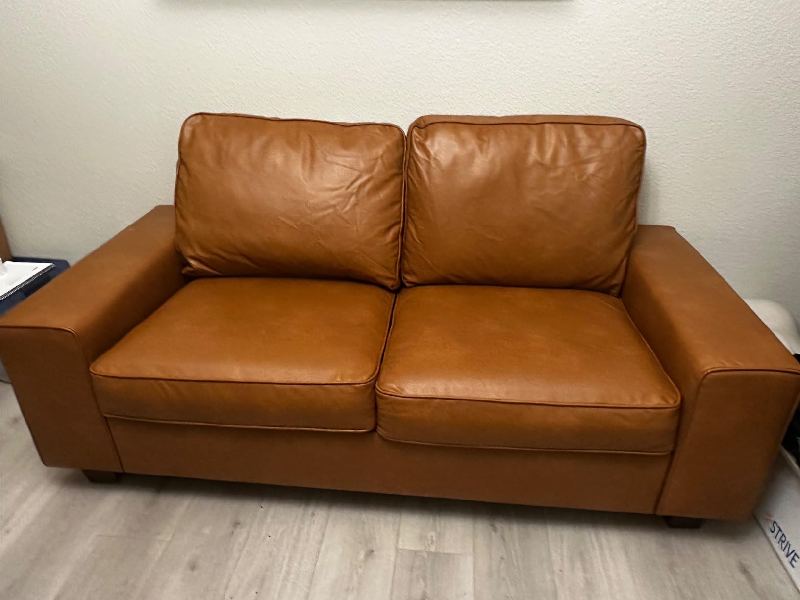 COUCHOICE Modern Faux Leather Sofa Couch (88.58