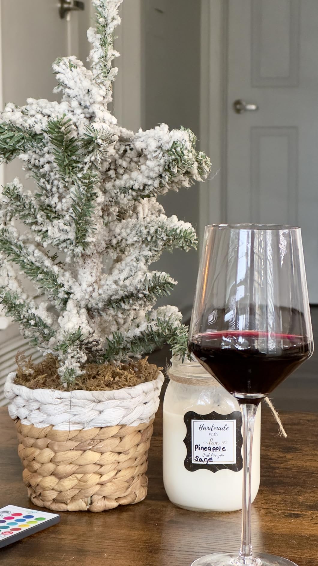 OJA Wine Glasses Set, Crystal Hand Blown Red Wine Glass Set of 4, 23 oz | Long Stem, Unique Large Design, Best for Wine tasting, Birthday, Christmas, Anniversary customer photo 2