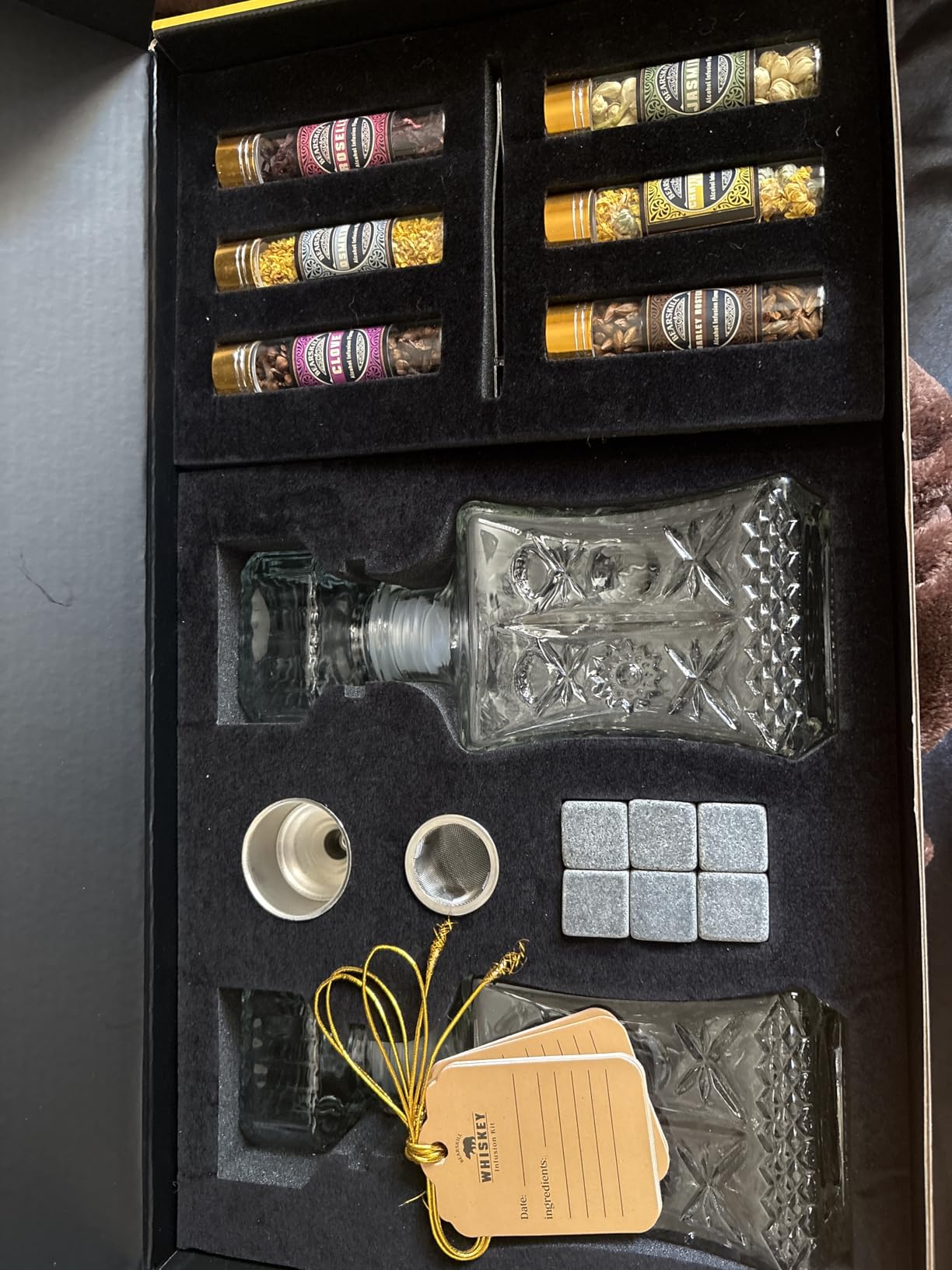 Whiskey Infusion Kit, DIY Alcohol Making Kit for Infusing Bourbon, Rye, Gin, Vodka, Tequila, Rum with Custom Botanicals, Perfect Alcohol Infusion Kits Whiskey Gifts for Men, Dad, Husband customer photo 2