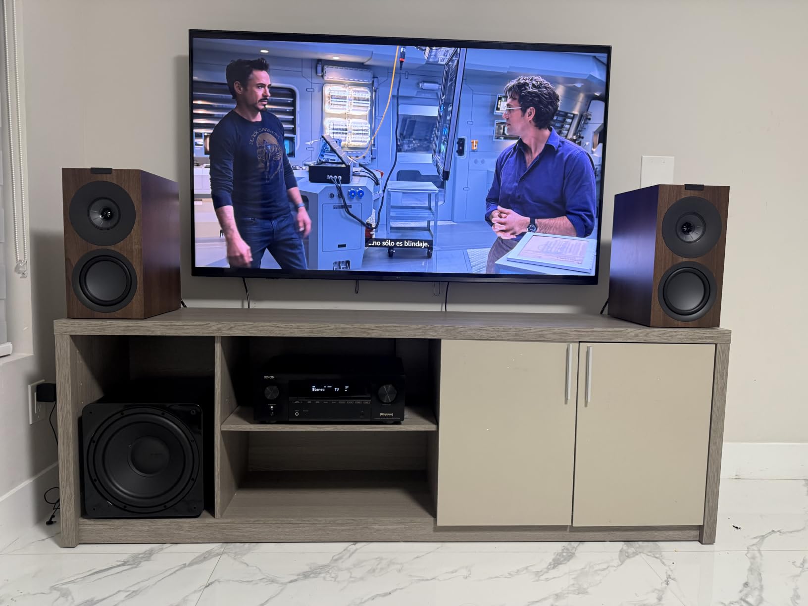 KEF Q Concerto Meta Bookshelf Speakers (Pair, Walnut) - Three-Way Passive HiFi Bookshelf Speaker with Uni-Q & Shadow Flare for Audiophile Stereo customer photo 1