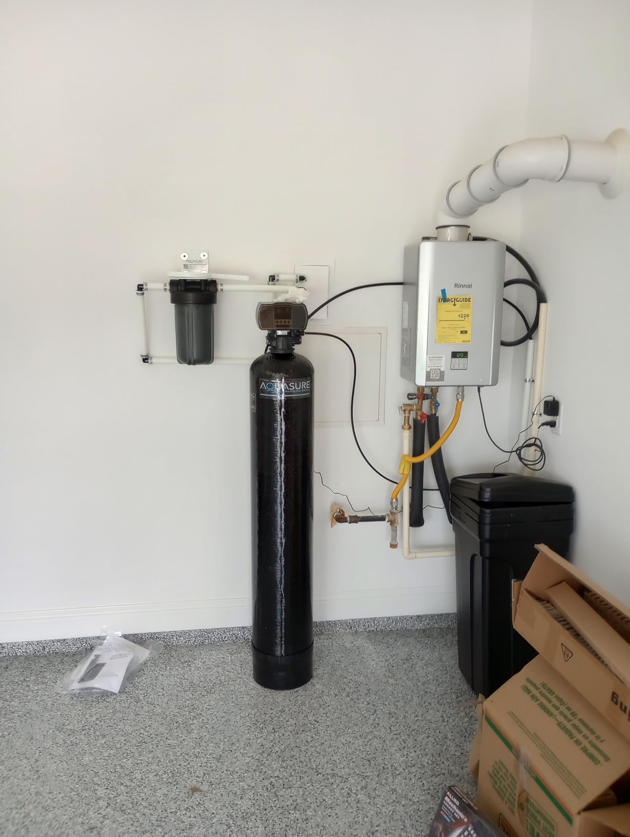 Aquasure Harmony Series 70,000 Grains Whole House Water Softener with Automatic Digital Metered Control Head | Fine Mesh Resin for Iron Removal, Reduces Hardness & Improves Water | for 4-6 bathrooms customer photo 2