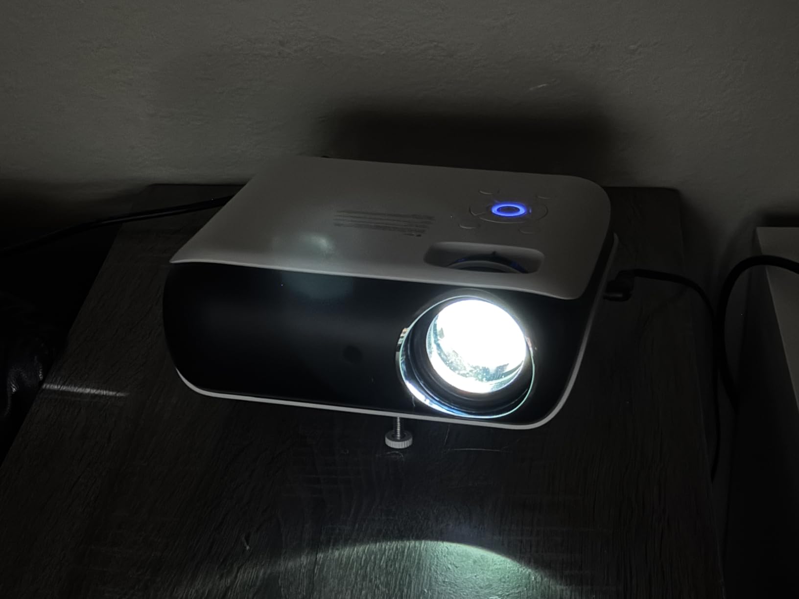 Official Licensed Google TV - HAPPRUN 4K Supported Outdoor Smart Projector | Google TV, 10K+ Apps, 4K Decoding, Dolby & AirPlay, Wi-Fi & Bluetooth, Outdoor Ready, Plug & Play, PS5 Compatible customer photo 1