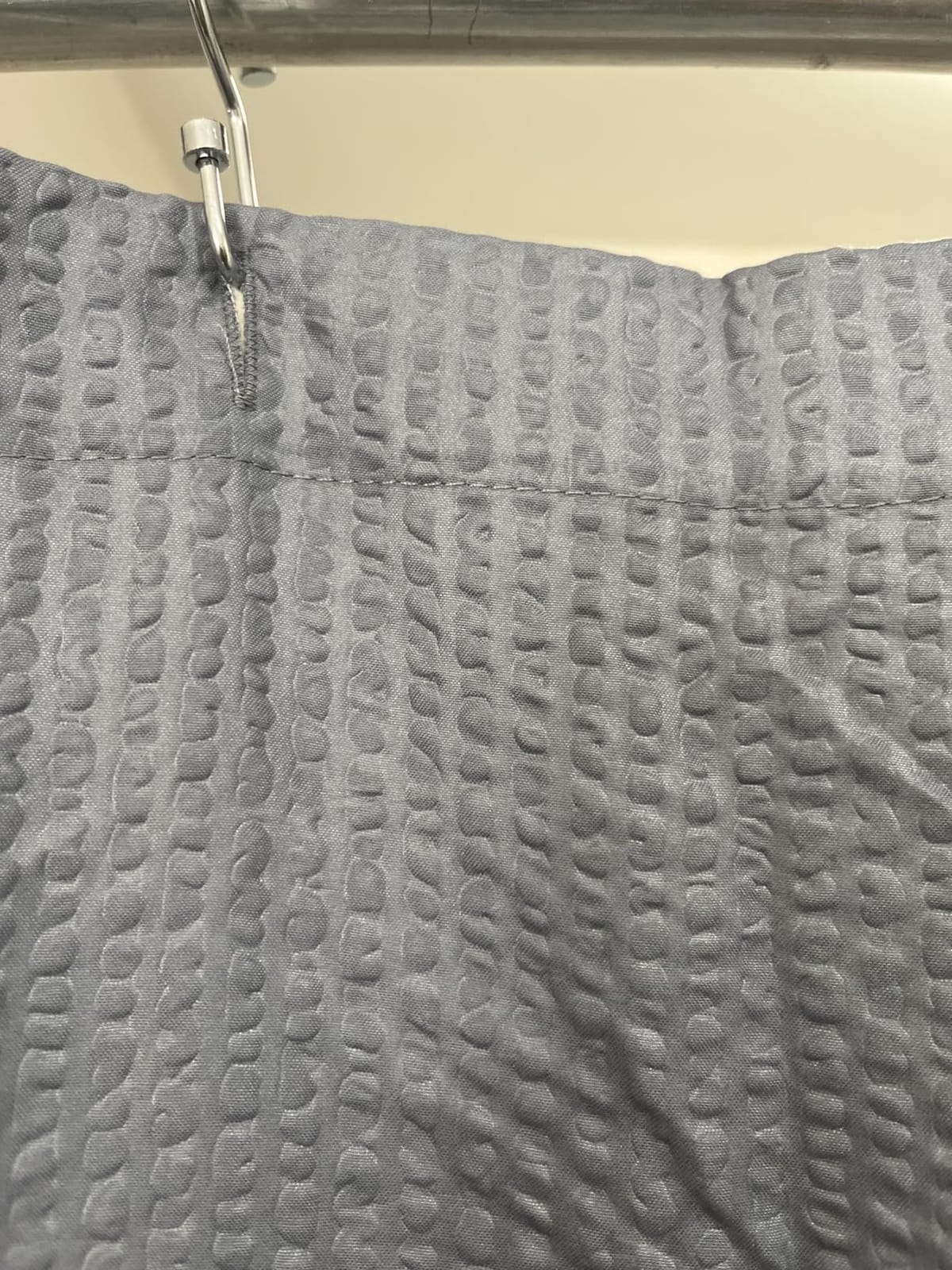 OWENIE White Shower Curtain for Bathroom 72x72 Inch, 3D Embossed Textured Waffle Fabric Shower Curtains, Soft Hotel Farmhouse Style, Water Repellent, Machine Washable, White, 72