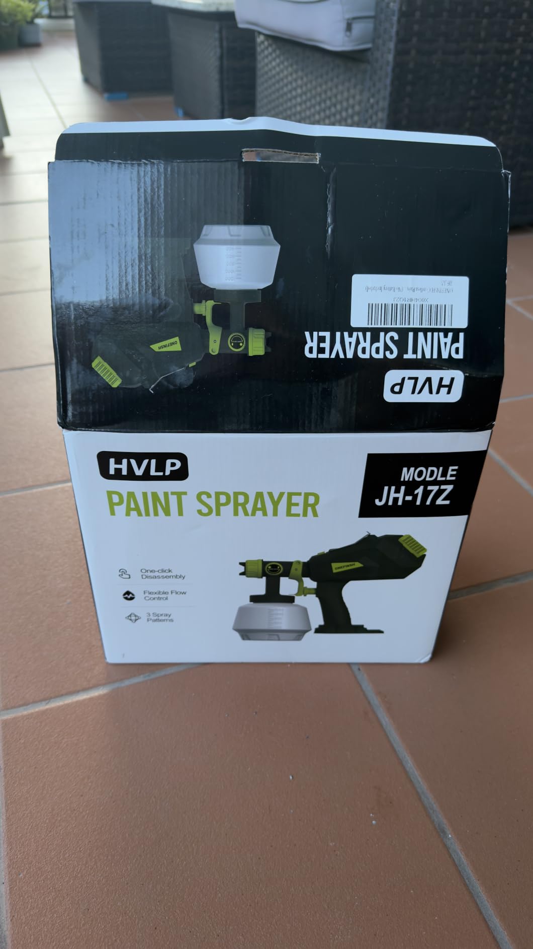 Cordless Paint Sprayer for Ryobi 18V Battery, Handheld HVLP Paint Gun with 3 Spray Patterns & 4 Nozzles, Ideal for DIY Projects, House Painting, Furniture & More (No Battery Included) customer photo 2