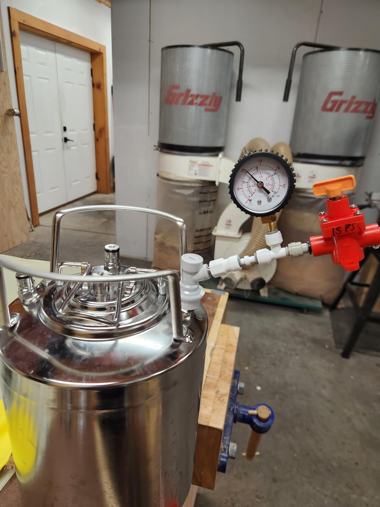 HomeBrew Ferment CO2 Constant pressure valve Adjustable pressure Spunding Valve for Home Brewing beer corny beer keg with ball lock kit customer photo 1