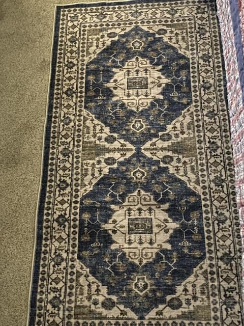 8x10 Living Room Rug for Family- Washable Oriental Stain Resistant Rugs for Bedroom Nursery Non Slip Ultra Soft Carpet for Dining Room Medallion Farmhouse Home Decor Floor Decoration Mat (8x10 Beige) customer photo 2