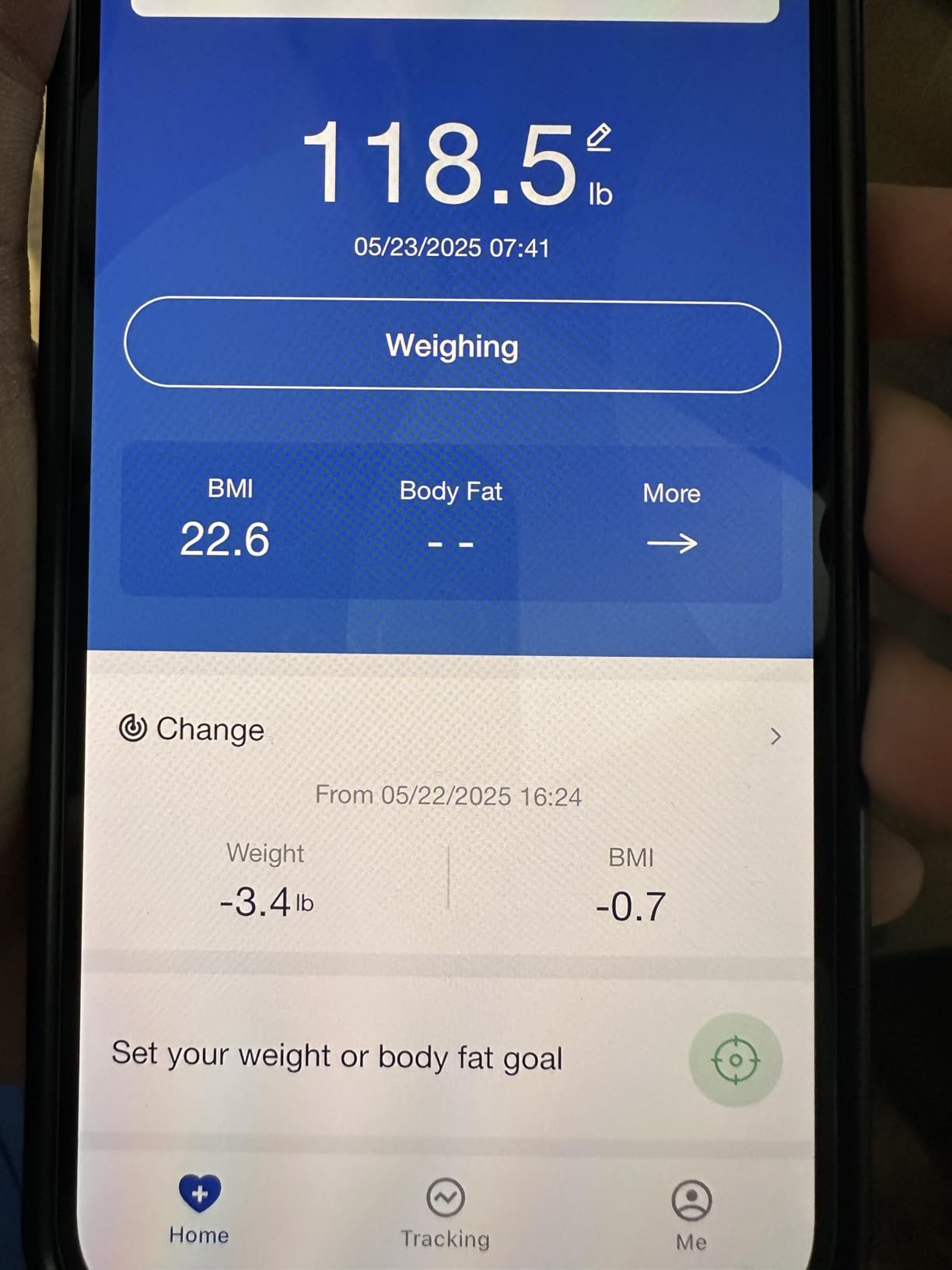 GE Smart Scale for Body Weight, BMI, Body Fat, Muscle Mass, Large Display | 14 Metrics Body Composition Scale for Bathroom, 5.3-inch Screen, Accurate Weighing with Bluetooth Sync, Black customer photo 1