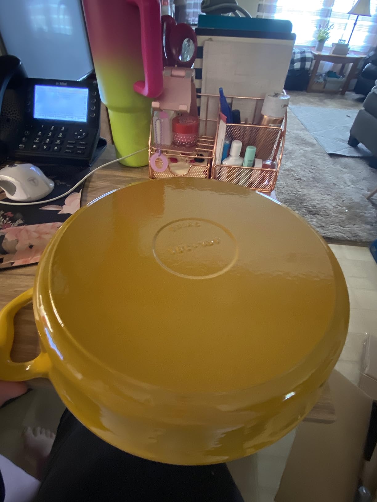 Tramontina Bestow Enameled Cast Iron 4-Qt Braiser Pan with Lid, Cactus customer photo 1