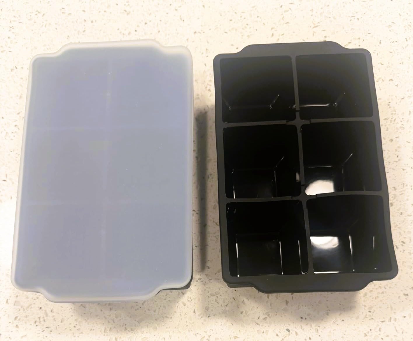 KitchFort Large Silicone Ice Cube Tray (2-Pack) - 2