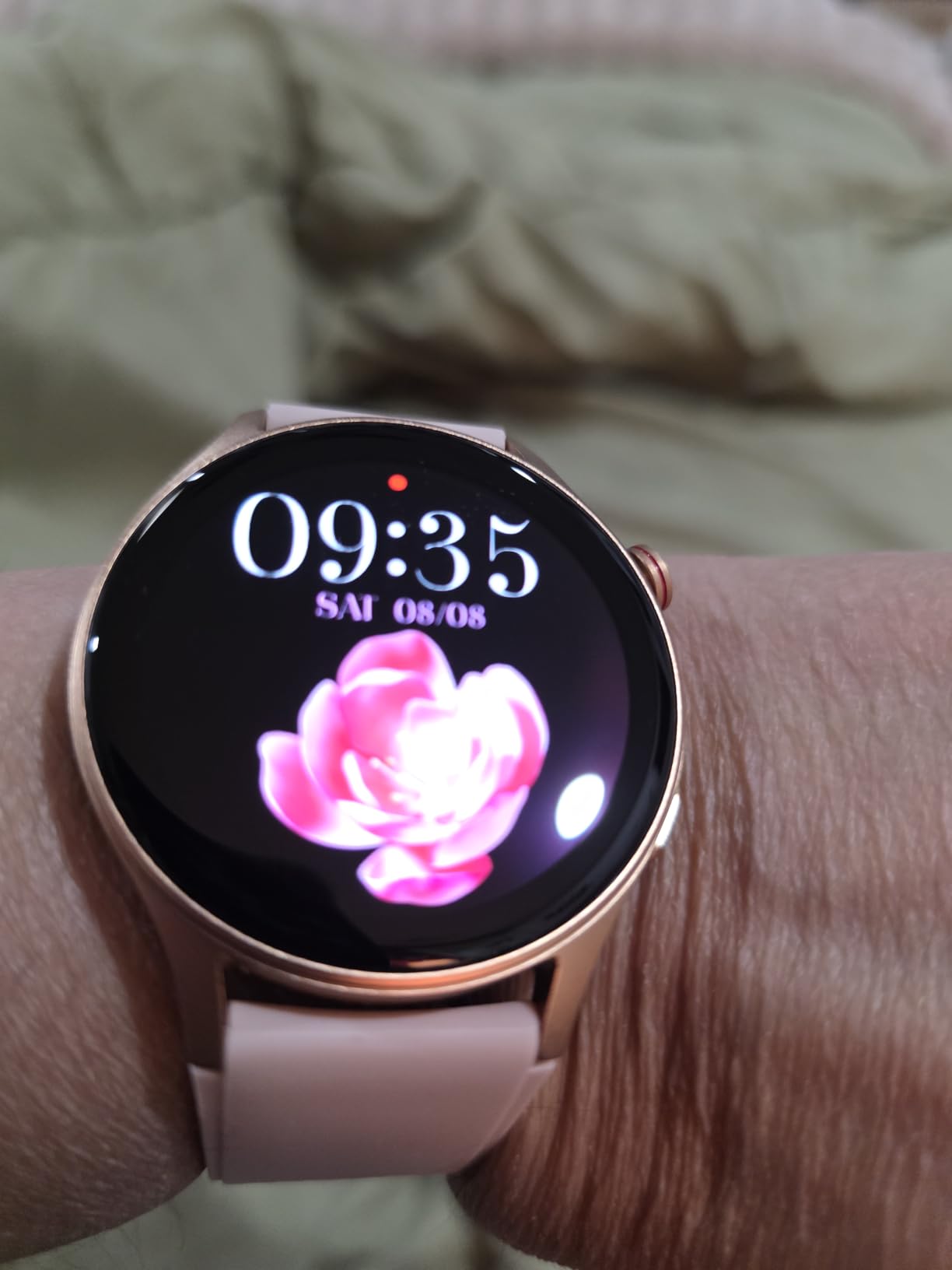 aeac Smart Watch for Men Women, Answer/Make Call, 1.32'' AMOLED Screen customer photo 2