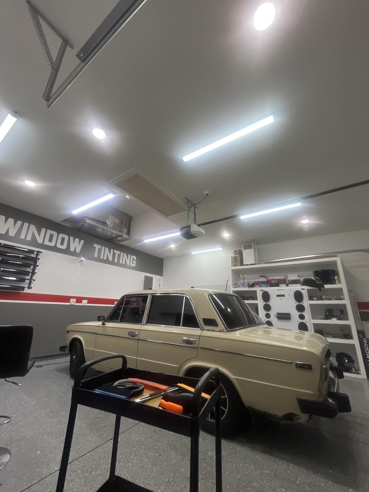 ALUSSO LED Shop Lights 4FT for Garage, 4800LM Adjustable 20W/30W/40W, 5CCT 2700K 3000K 4000K 5000K 6500K, Linkable Shop Lights for Workshop, ETL, 2 Pack customer photo 2