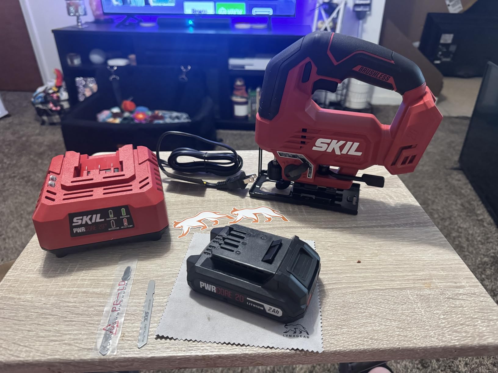 SKIL PWR CORE Brushless 20V Jig Saw Including 2.0Ah Battery and Charger- JS8290B-10 customer photo 2