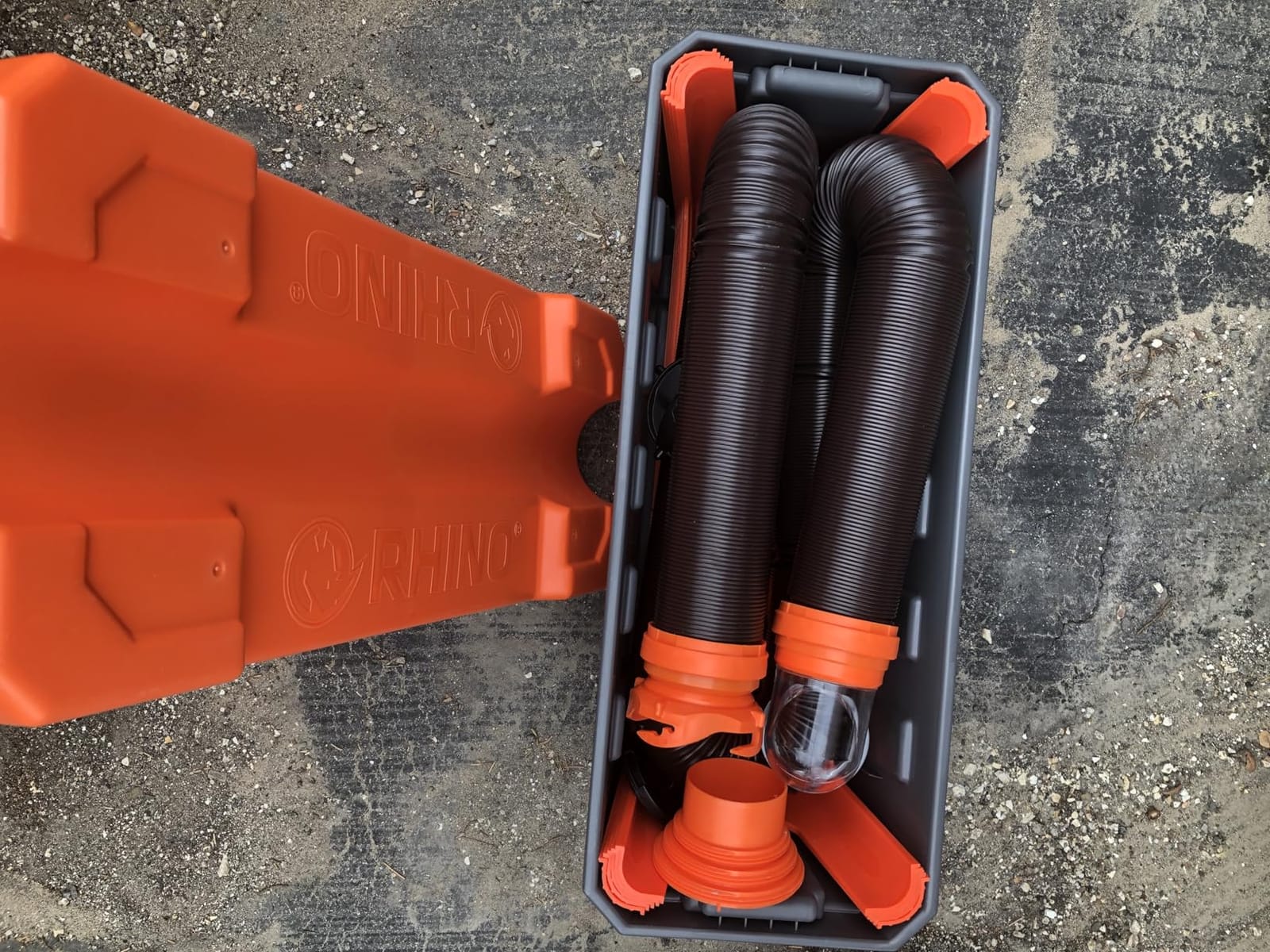 Camco Rhino Ultimate 20' RV Sewer Hose Combo Kit - Made in the USA | All-in-One Sewer Hose Solution - 11-Piece Combo Kit Includes Storage Box for Nesting Support & Camper Organization (43075) customer photo 2