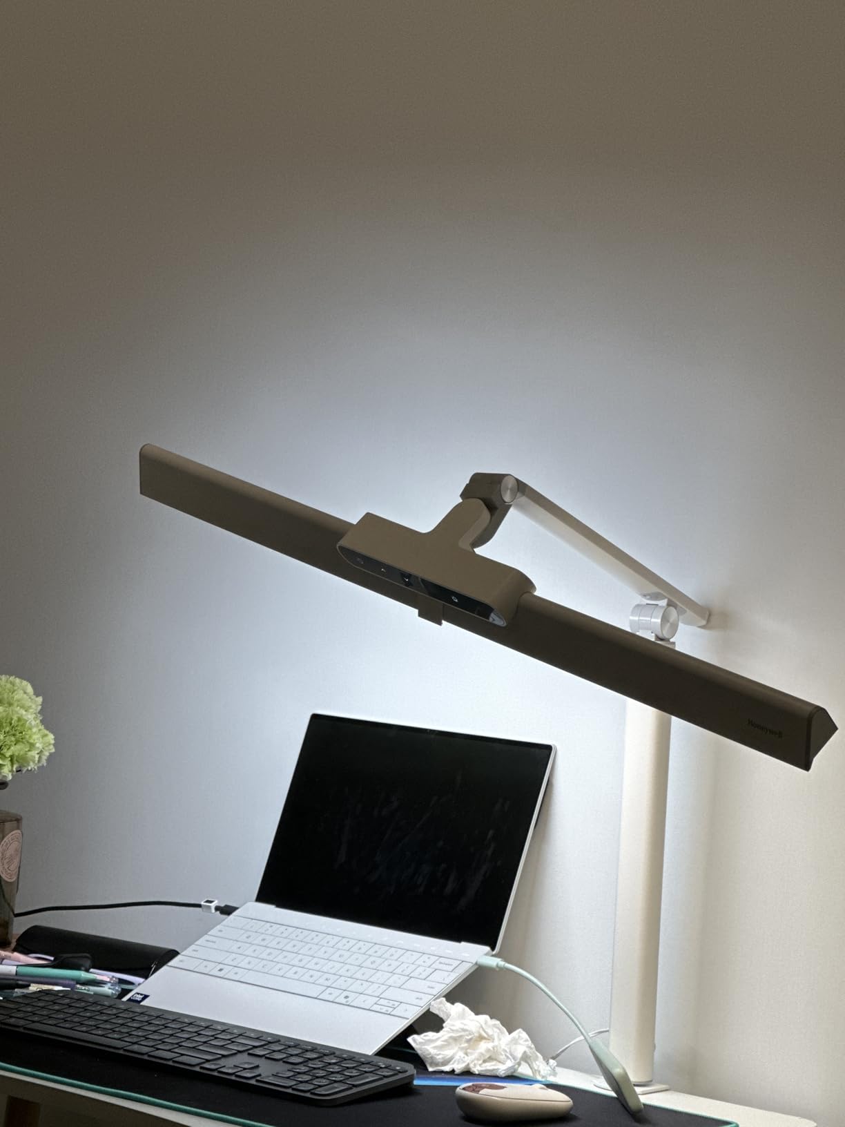 Honeywell HJ1BK Eye-Caring 1200LM LED Architect Desk Lamp for Home Office | CRI≥97, Flicker-Free, 4 Color Temps, Task Desk Light with Base for Computer, Study, Black customer photo 2