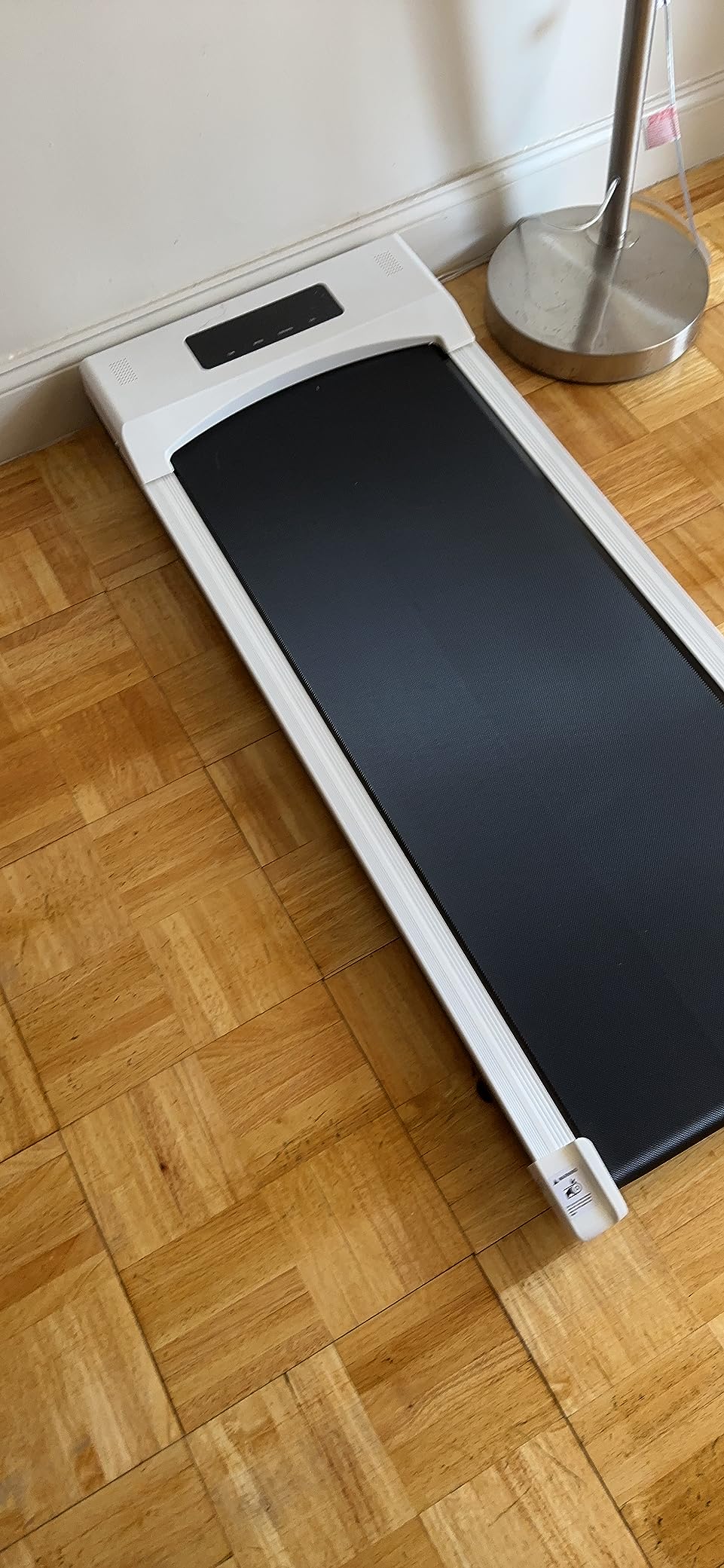 Walking Pad Treadmill with Desk Workstation, 3.5 HP Foldable Treadmills with 15% Incline & Handle Bar, 450lbs Capacity, 2s Folding, Ultra-Quiet, Small/Compact Under Desk Treadmills for Home Office customer photo 2