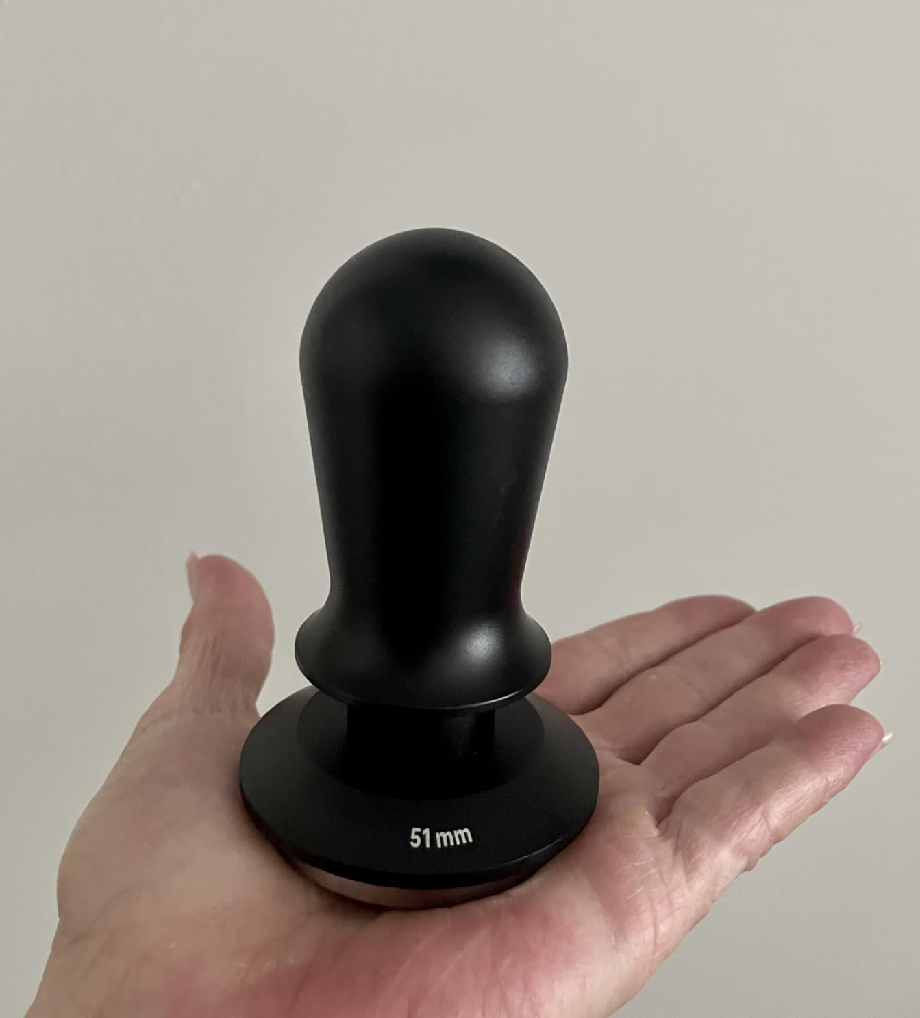 54mm Espresso Tamper, Spring Loaded Self Leveling Coffee Tamper | 30lb Calibrated Tamper Tool Espresso, 53mm stainless steel ripple base prevents channeling for Breville portafilters customer photo 1