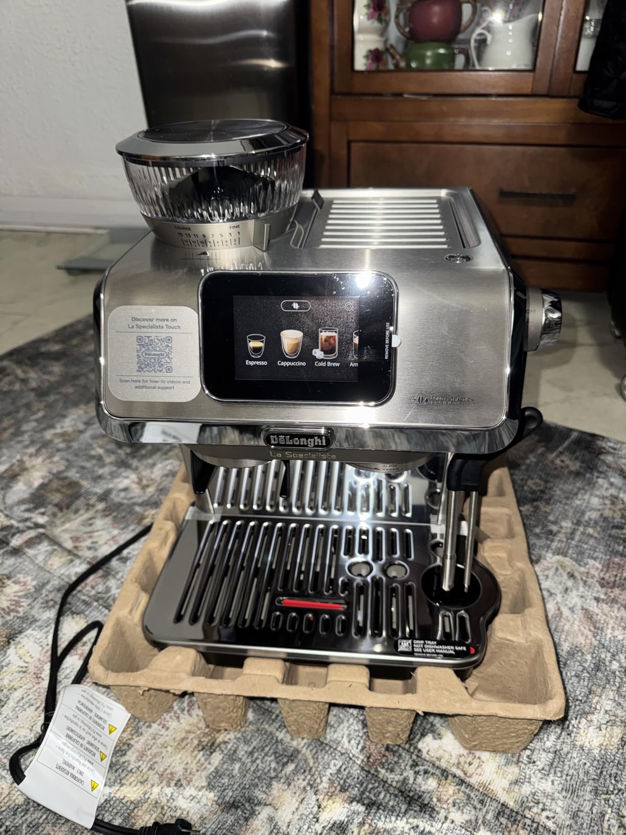De'Longhi La Specialista Touch Espresso Machine with Coffee Grinder customer photo 1