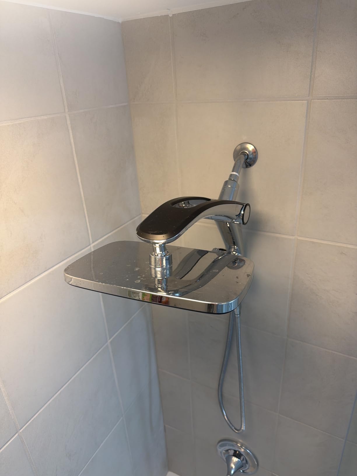 12-Inch High Pressure Rain Shower Head with Handheld Spray Combo, Magnetic customer photo 2