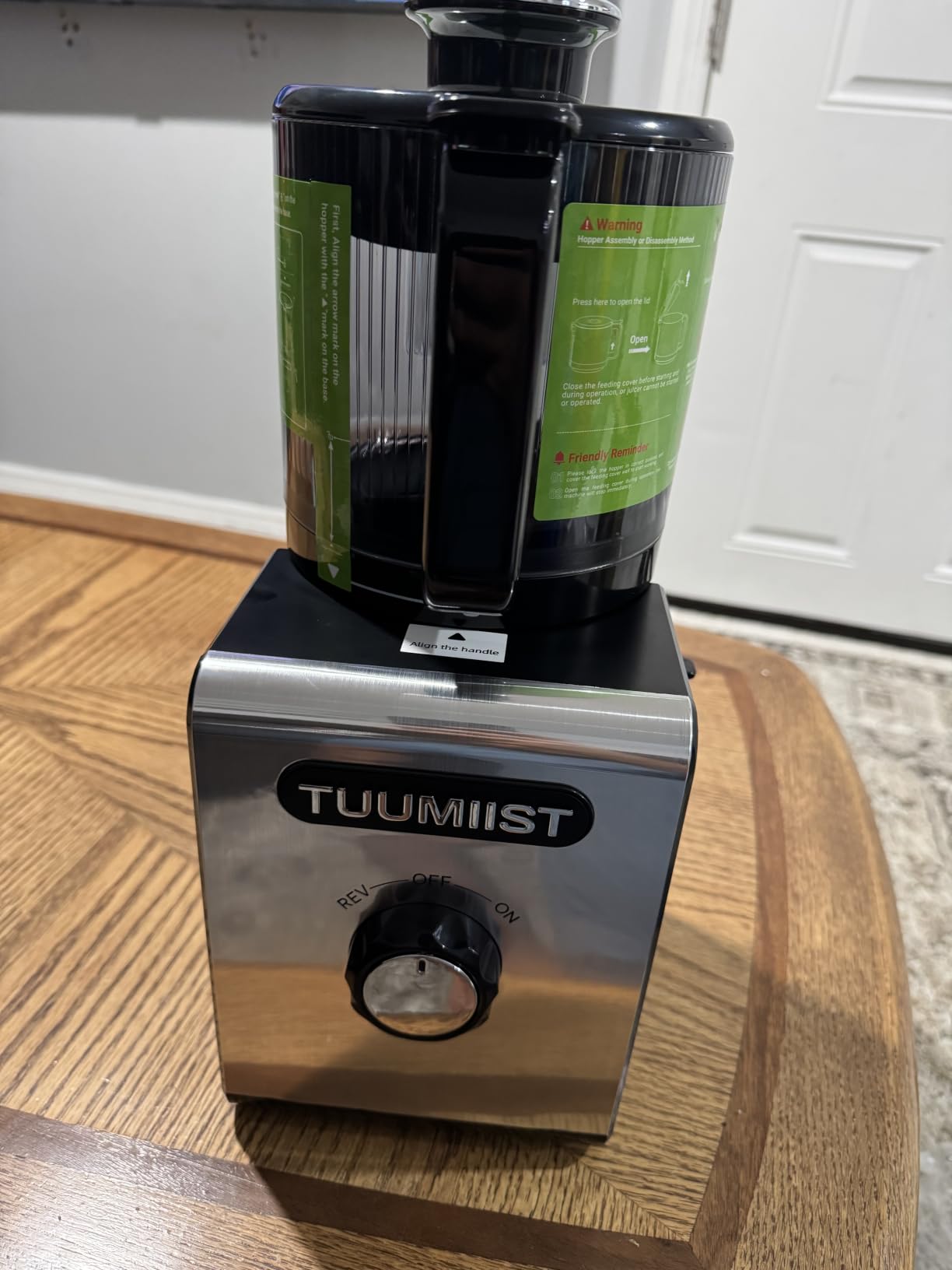 TUUMIIST 3-in-1 Juicer Machines, Makes Juice & Sorbet & Nut Milk customer photo 1
