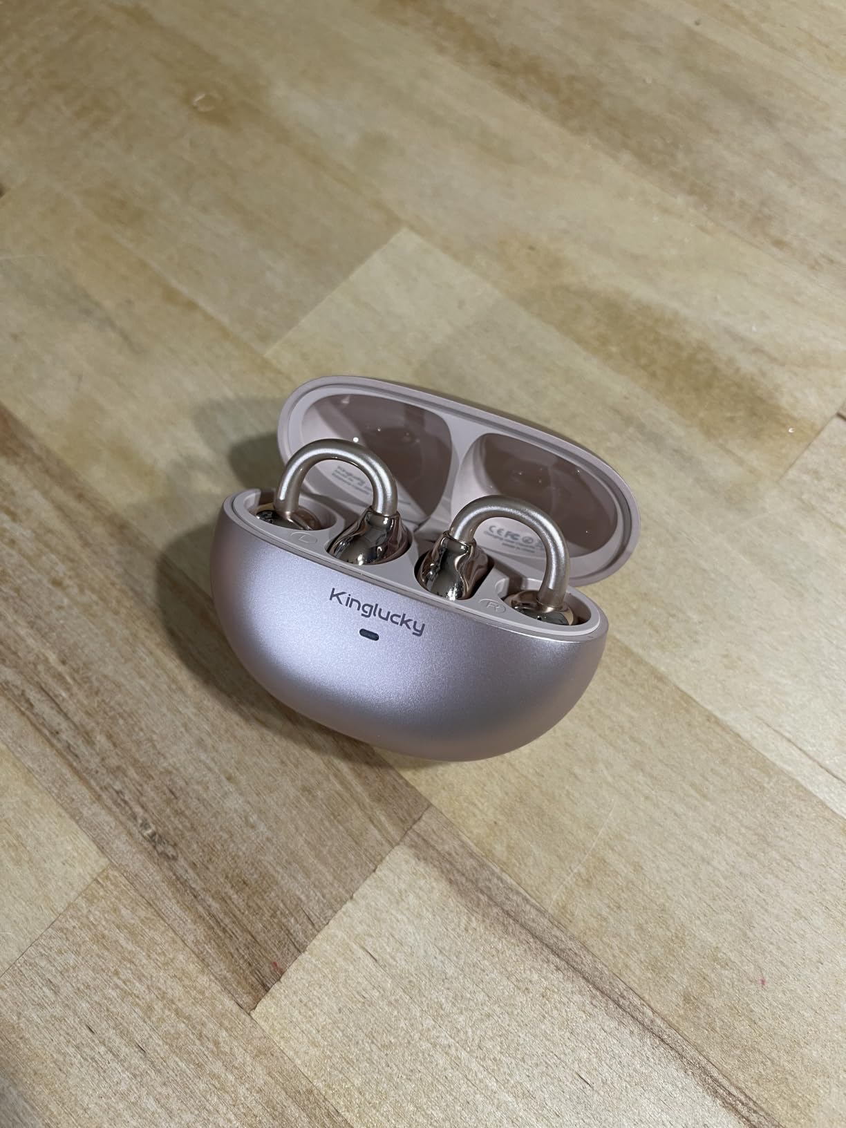 Kinglucky Upgraded Clip-On Earbuds, Open Ear Wireless Earbuds Bluetooth 6.0 customer photo 2