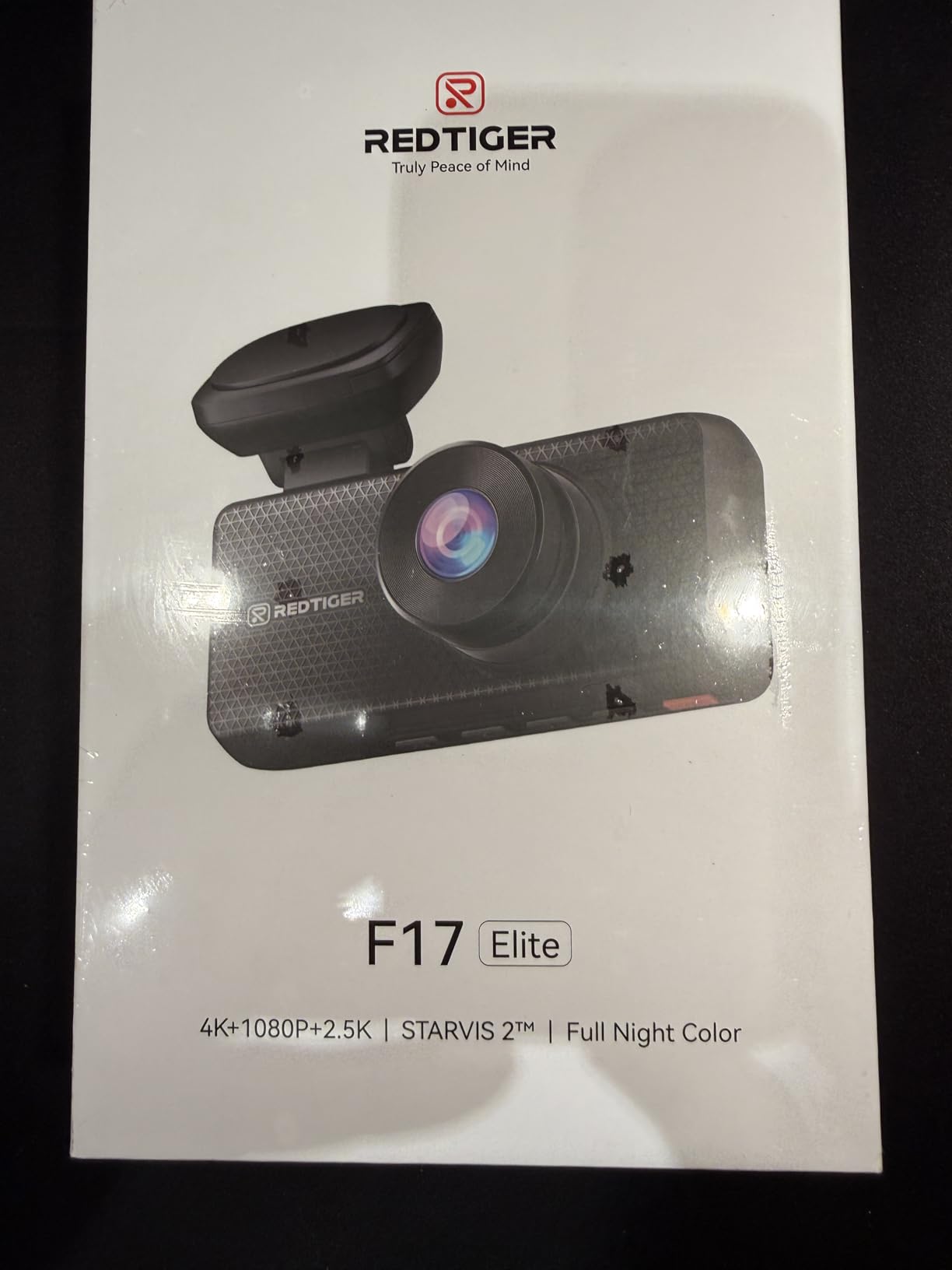 REDTIGER F17 Elite 4K Dash Cam 3 Channel, STARVIS 2 IMX678 & IMX675, 128GB Card, Full Night Color, 4K+2.5K+1080P Front and Rear Inside, Voice Control, 5GHz WiFi-30MB/s Download, GPS, HDR, Parking Mode customer photo 1