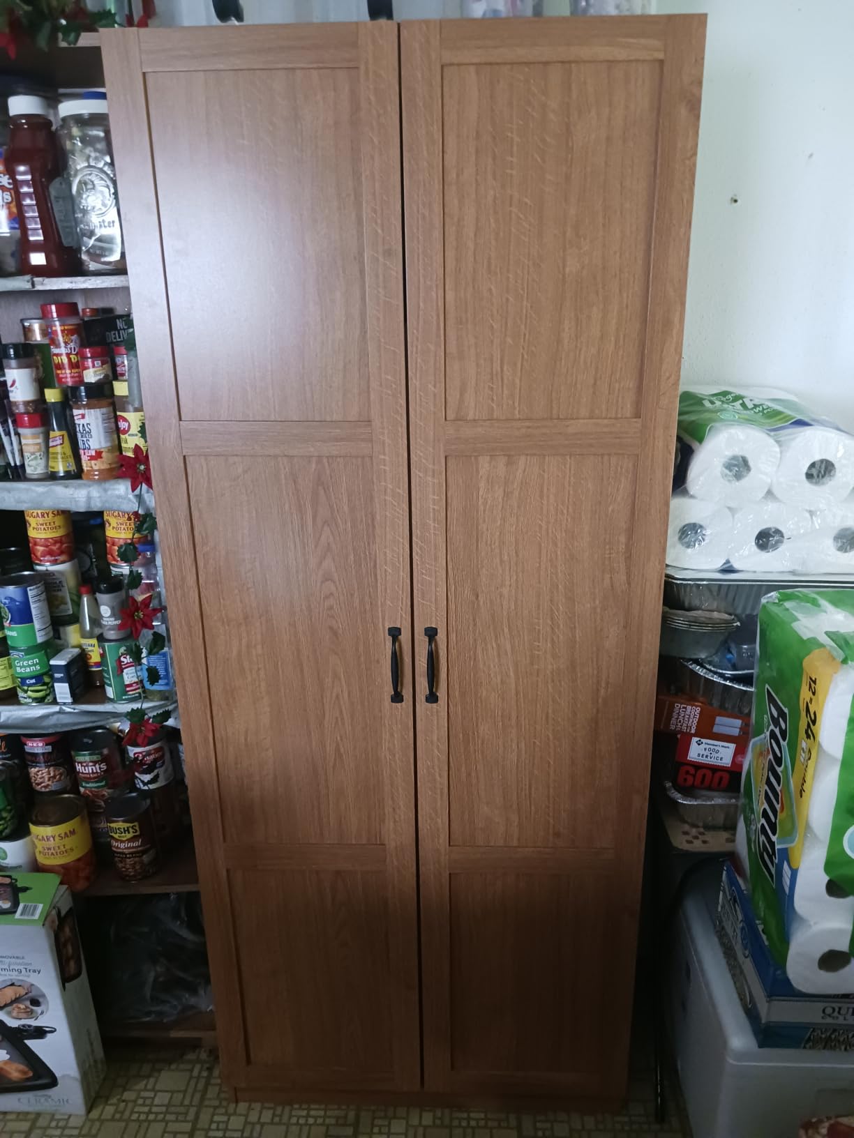 Sauder Miscellaneous Storage Cabinet, Harmony Ash Finish customer photo 2