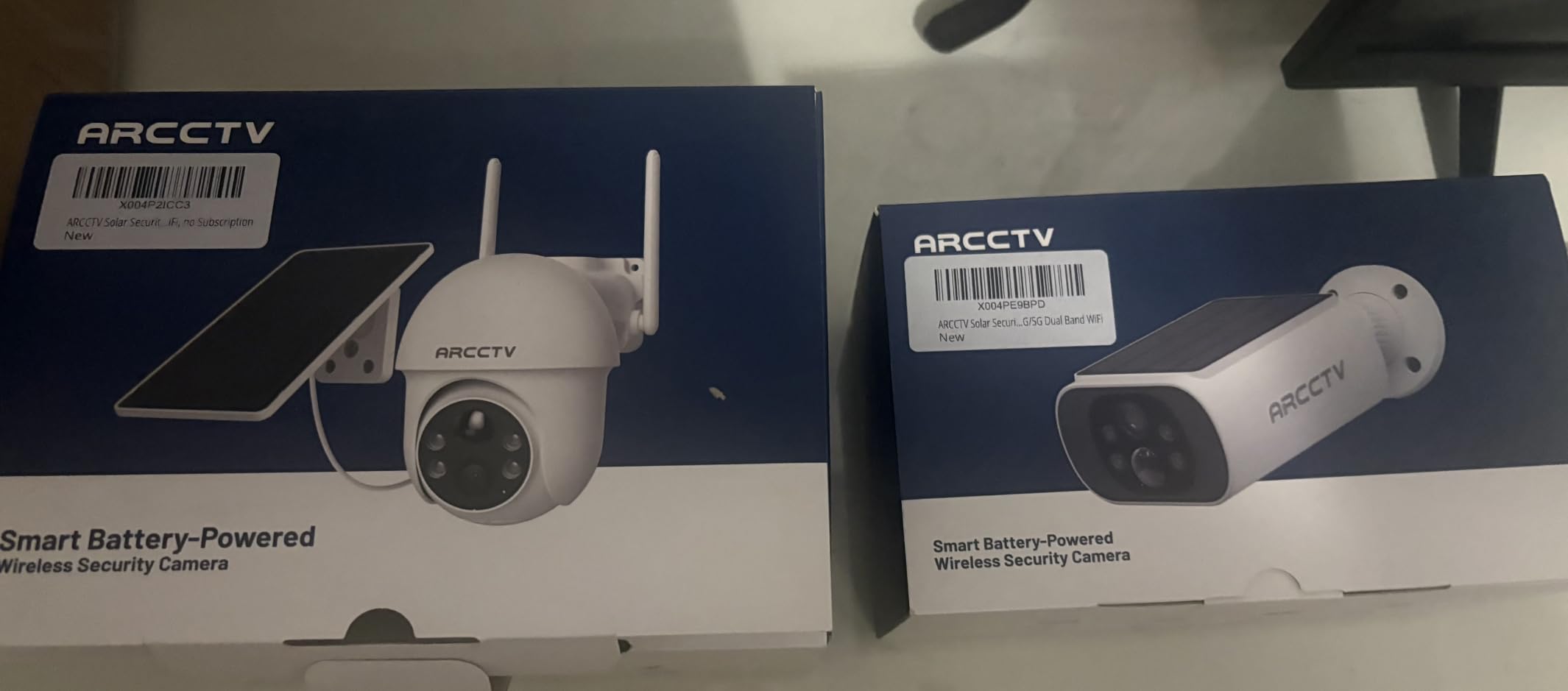 ARCCTV Solar Security Cameras Wireless Outdoor, 2 Pack customer photo 1